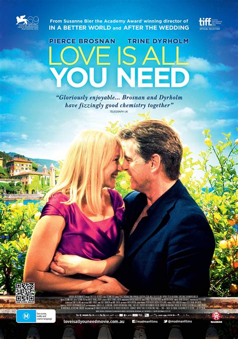 Love Is All You Need 3 Of 6 Mega Sized Movie Poster Image Imp Awards