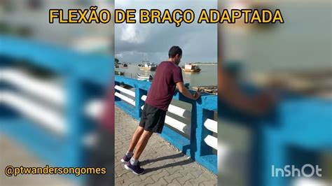 Flexão De Braço Adaptada Youtube