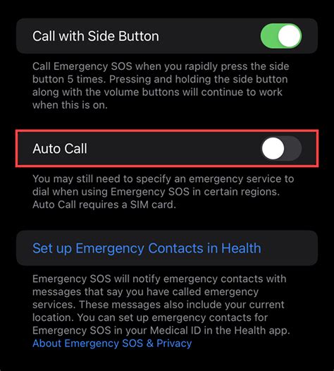 Como Configurar Chamadas Sos De Emerg Ncia E Contatos De Emerg Ncia No Ios