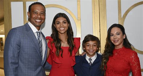 Tiger Woods Joined by His Two Kids & Girlfriend Erica Herman at World ...