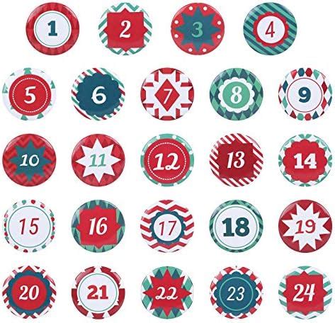 Amazon Indigos Ug Advent Calendar Numbers Stickers To Red