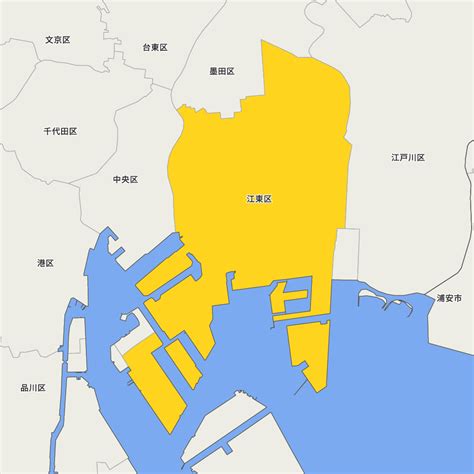 東京都江東区の地図 Map It マップ・イット