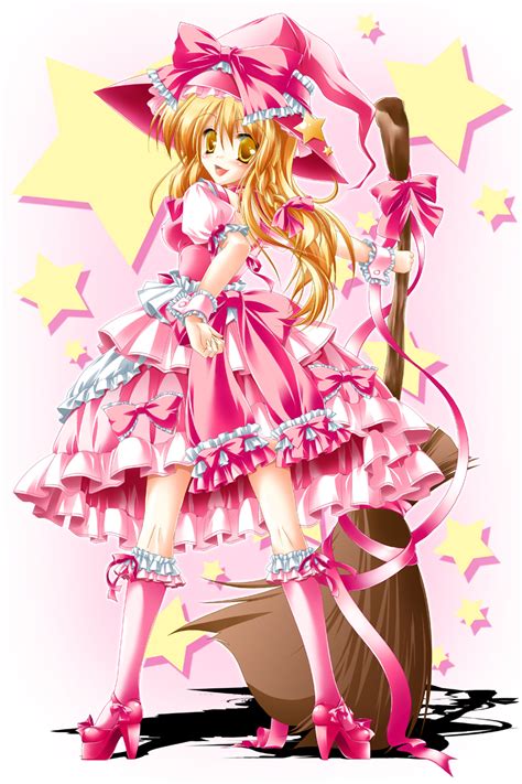 Kamiya Tomoe Kirisame Marisa Touhou Highres Girl Alternate Color Blonde Hair Bow Braid