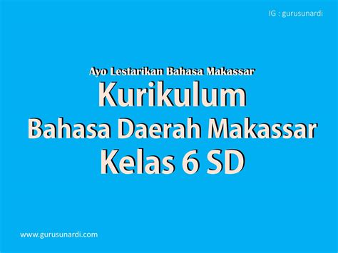 Buku Bahasa Daerah Makassar Sd 44 Koleksi Gambar