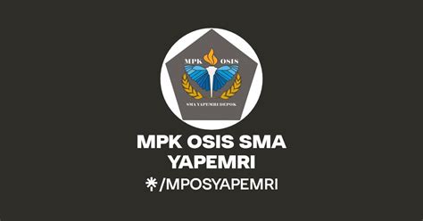 Mpk Osis Sma Yapemri Instagram Tiktok Linktree