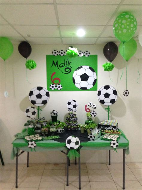 Decoracion De Fiesta Infantil De Futbol En Decoraci N De