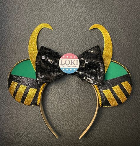 Loki Inspired Mouse Ears Etsy