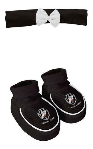 Body Vasco Da Gama Bebe Pantufa Lacinho Menina Oficial