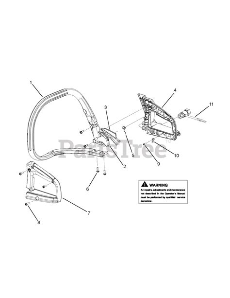 Poulan Pro Pr 4218 Poulan Pro Chainsaw 2018 11 Handle Parts Lookup