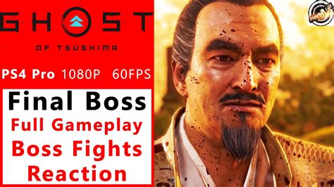 Ghost Of Tsushima Gameplay Combat And Reaction Jin Vs Shimura Final