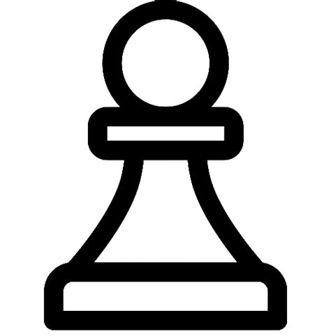 Printable Chess Pawn Coloring Page Free Printable Coloring Pages