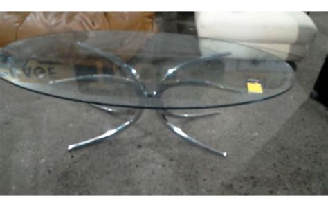 Achat TABLE BASSE CHROME VERRE Occasion Evere Troc