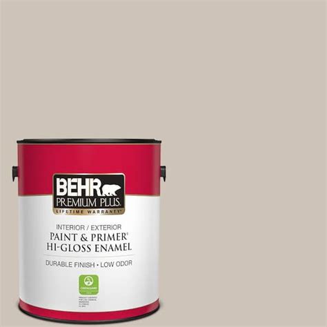 Behr Premium Plus Gal C Wheat Bread Hi Gloss Enamel Interior