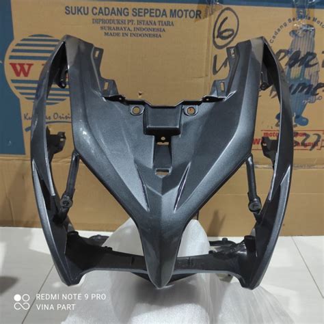 Jual Cover Front Panel Tameng Lampu Depan Vario Techno Fi Old Kzr