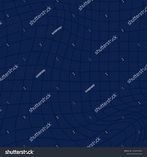 Dark Blue Color Grid Curved Background Stock Vector Royalty Free