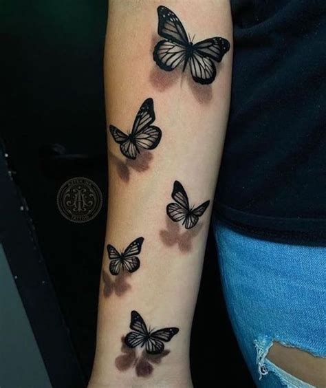 Over 35 Gorgeous And Realistic 3d Butterfly Tattoos 2000 Daily