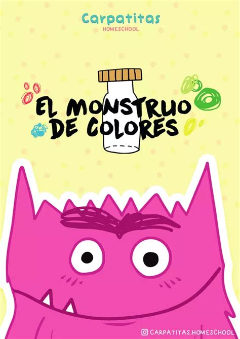 El Monstruo De Colores Para Colorear PDF Para Imprimir Profe Social