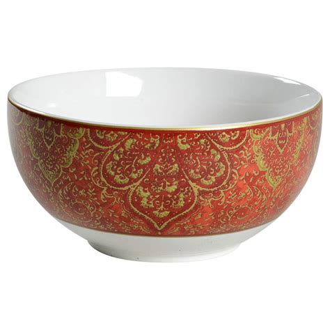 Eva Opulent Red Soup Cereal Bowl By 222 Fifth PTS Replacements Ltd