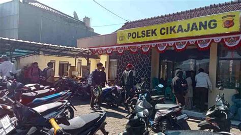 Polisi Di Garut Razia Puluhan Motor Knalpot Bising Hingga Masuk Ke Sekolah