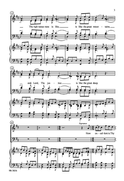 They Steadfast Love O Lord (SATB ) by ASHDOW | J.W. Pepper Sheet Music