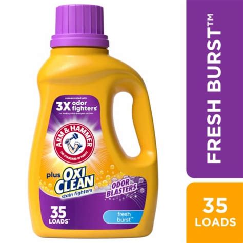 Arm Hammer Plus Oxiclean With Odor Blasters Fresh Burst Liquid