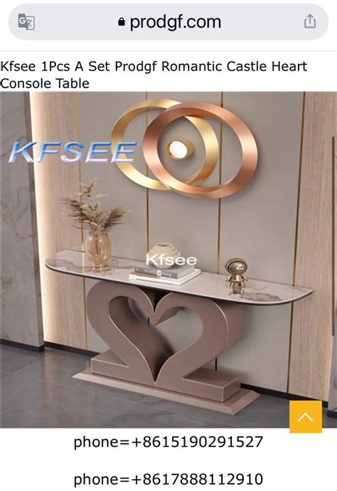 Usd Kfsee Pcs A Set Prodgf Romantic Castle Console Table