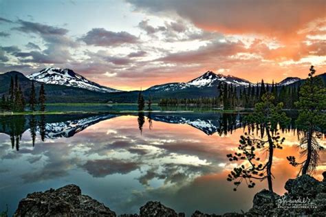 Marina At Detroit Lake State Park Oregon Photography