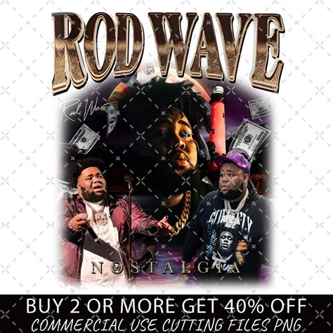 Rod Wave Nostalgia Png File 90s Rap Music Rapper Rod Wave Tour Design File Png Digital