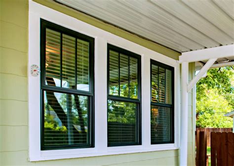 Andersen Black 100 Series Windows Fort Worth Craftsman Deck