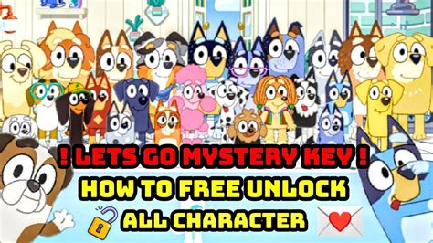 Bluey The Videogame Lets Go Mystery Key How To Free Unlock All