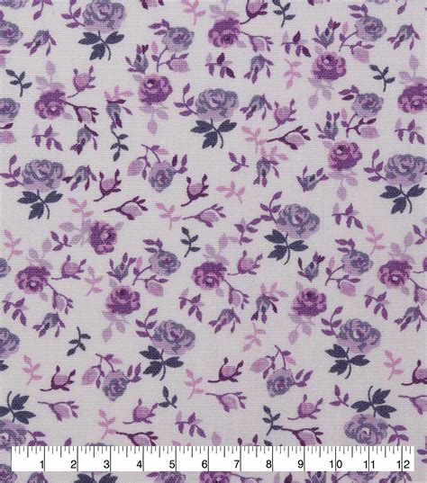 Keepsake Calico Cotton Fabric Light Purple Packed Floral Joann