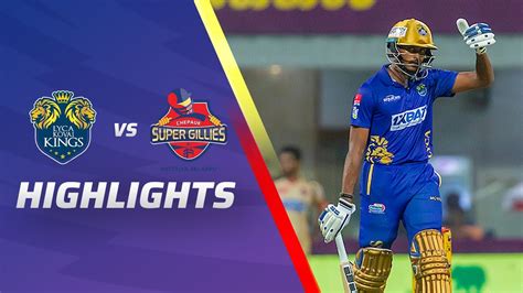 Tnpl Lyca Kovai Kings Vs Chepauk Super Gillies English Highlights