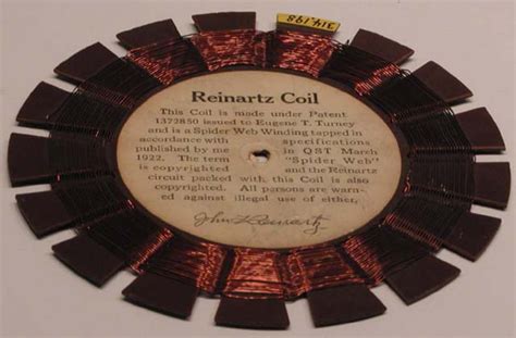 Reinartz Spider Web Radio Coil Smithsonian Institution