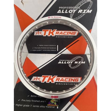 Jual Velg Almunium Ring Tk Racing Bright Silver Shopee Indonesia