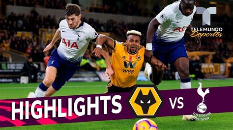 Wolverhampton Vs Tottenham Goals Highlights Premier League