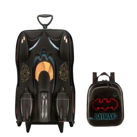 Kit Mochila De Carrinho Batman Beware MAXTOY Mochila Lancheira