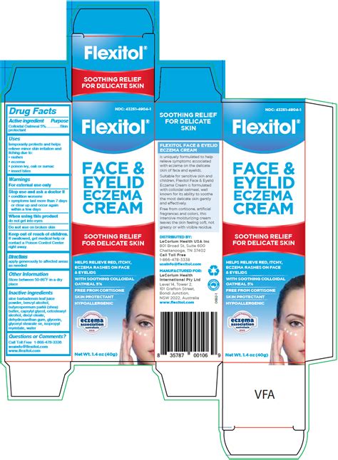 Flexitol® Face And Eyelid Eczema Cream