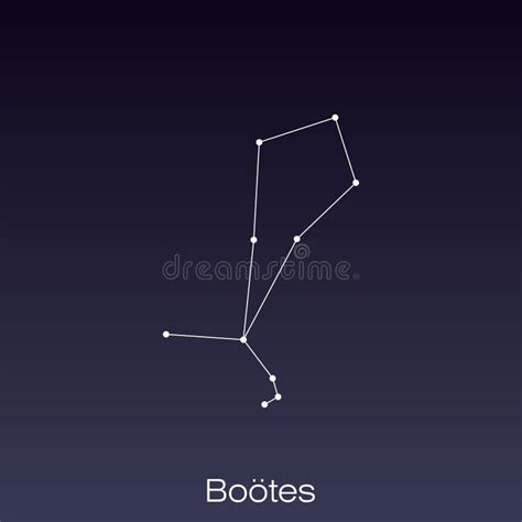 Constellation As It Can Be Seen By The Naked Eye Stock Illustration