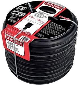 Craftsman Premium Rubber Garden Hose 100ft X 5 8 Inch Amazon Ca