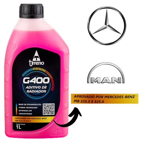 Aditivo Radiador G Concentrado Rosa Homologado Mercedes Bens E Man