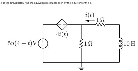 Solved For The Circuit Below Find The Equivalent Resistance Chegg