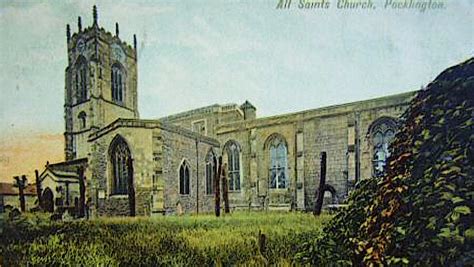 A Tile From The Porch Of All Saints Church Pocklington Yorkshire