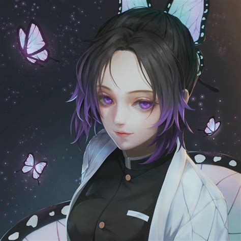 Kochou Shinobu Kimetsu No Yaiba Drawn By Evie Danbooru