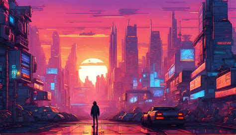 Vaporwave City Sunrise 2 by ZinnKromatografix on DeviantArt