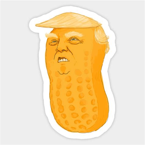 Trump Circus Peanut Fuck Trump Sticker Teepublic