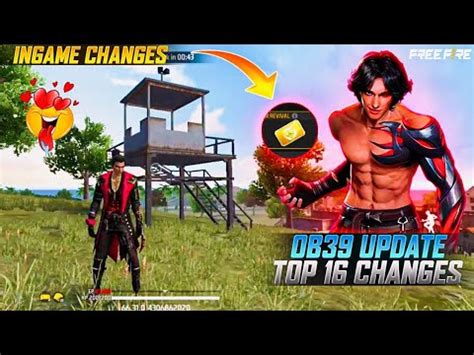 OB39 UPDATE INGAME 16 CHANGES FREE FIRE FREE FIRE OB39 UPDATE 22