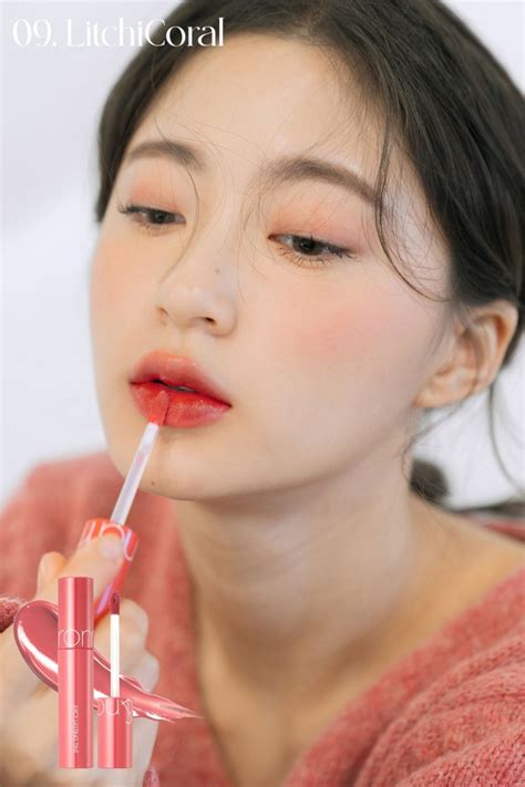 Female Daily Editorial 5 Lip Tint Korea Glossy Warna Peach Sesuai