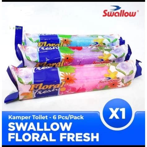 Jual Kamper Swallow Floral Fresh Isi Pengharum Ruangan Toilet Kapur