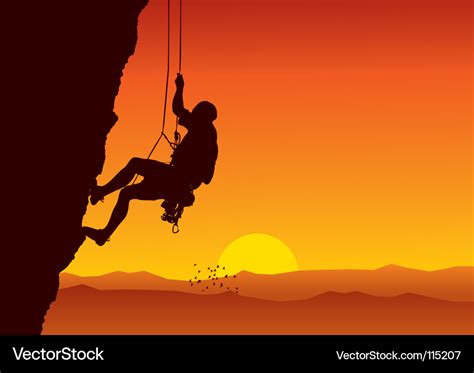 Climber Royalty Free Vector Image Vectorstock