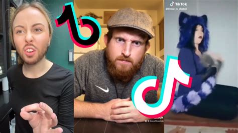 24 Minutes Of Reacting To Cringe Povs Tiktok Compilation Youtube